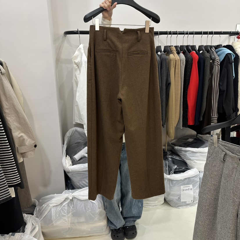 MUSHROOM EFFECT東大門㊣代購女裝新品職業休閑推薦休閑褲MUSHROOM EFFECT休閑褲