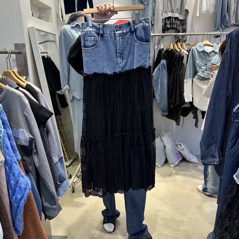 2MORROW東大門㊣實拍女裝新品25秋冬休閑職業推薦人氣真品長裙2MORROW長裙圖色2