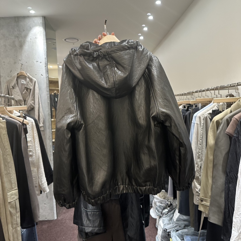 PITA韓國代購㊣女士新品真品人氣休閑25秋冬熱賣時尚夾克皮革THE VERLIN/piTa夾克