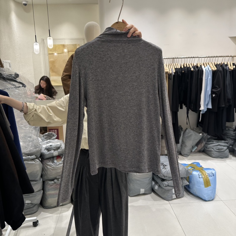 BLUEI-D韓國代購㊣女士新品休閑職業熱賣時尚真品推薦長袖T恤Blue i-d長袖T恤圖色4