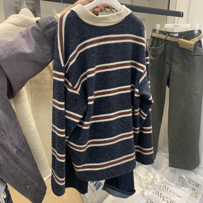 RUMIRU/AWEAR韓國直郵㊣女裝新品真品25秋冬時尚人氣長袖T恤awear/RUMIRU長袖T恤