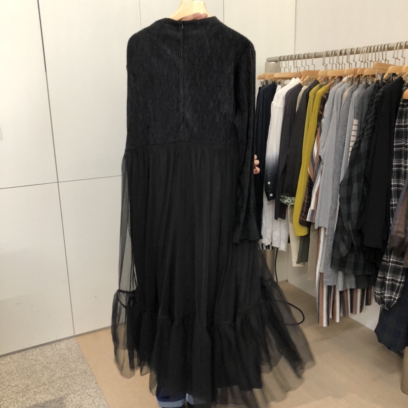 DOHWAJI韓國直郵㊣女士新品推薦休閑時尚人氣25秋冬連衣裙褶皺DOHWAJI連衣裙
