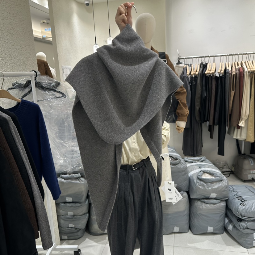 BLUEI-D東大門㊣代購女裝新品熱賣職業25秋冬人氣圍巾披肩Blue i-d圍巾/披肩