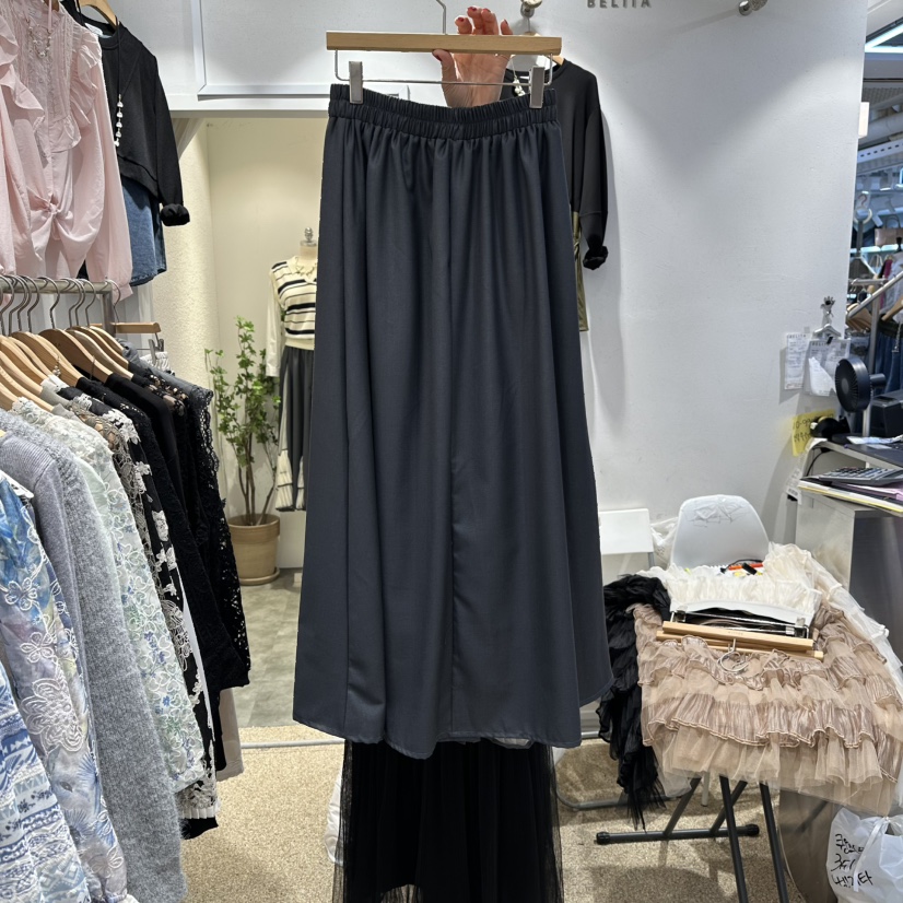 BELITA韓國直郵㊣女士新品人氣25秋冬推薦休閑真品職業長裙BELITA長裙