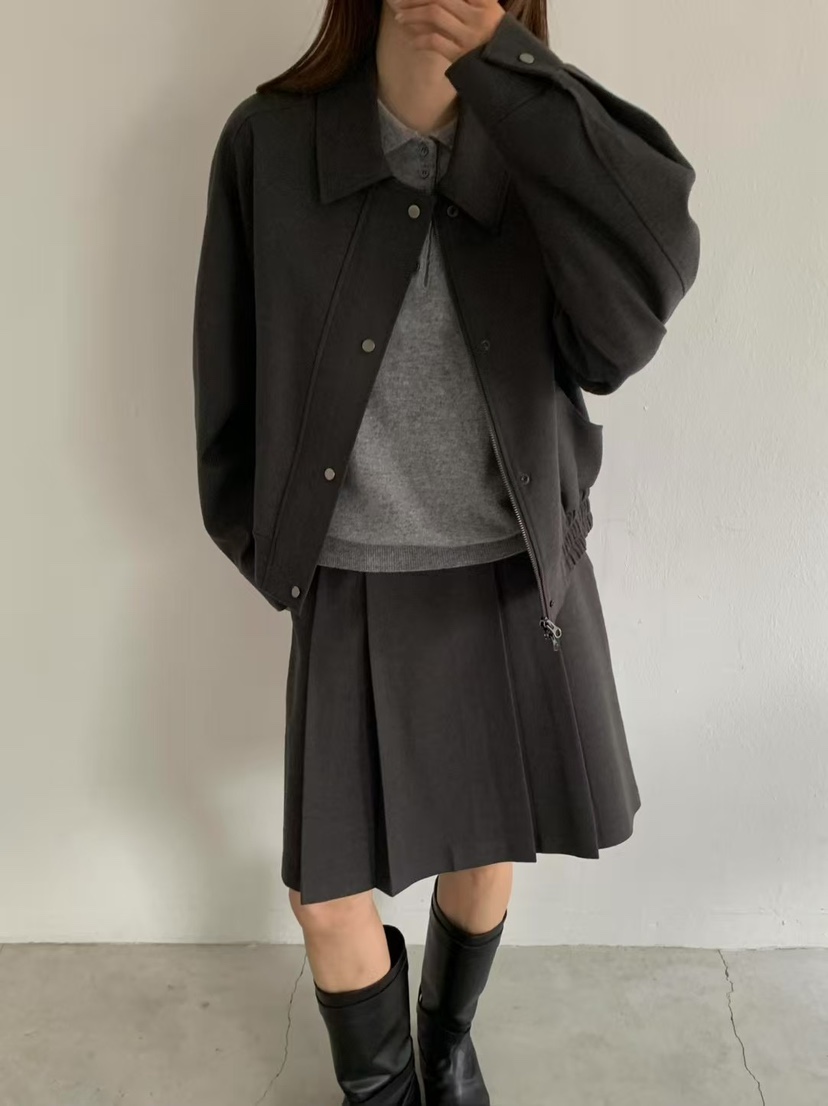 ANOU韓國代購㊣女裝新品25秋冬人氣時尚推薦熱賣真品職業短裙ANOU短裙