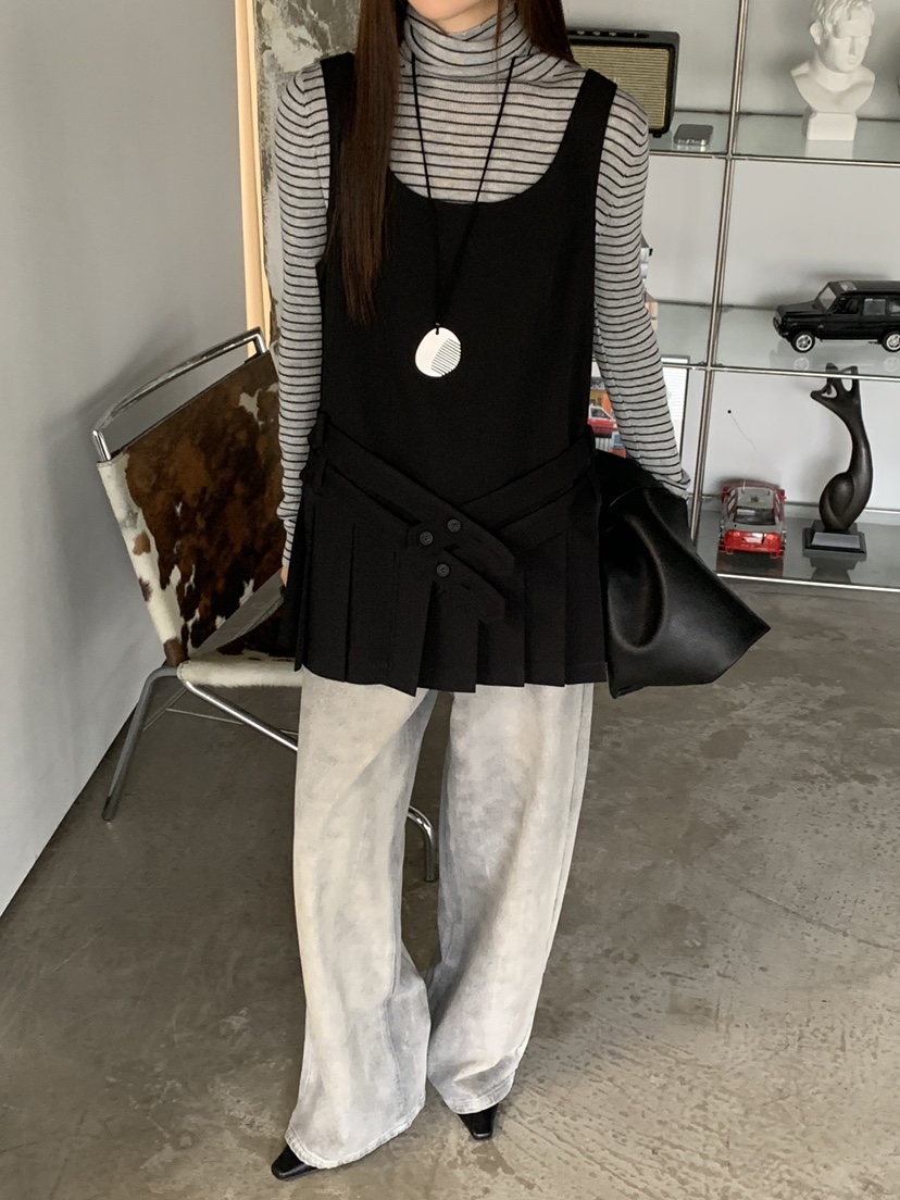 RIVER RAIN東大門㊣實拍女士新品25秋冬熱賣連衣裙不含內搭RIVER RAIN連衣裙