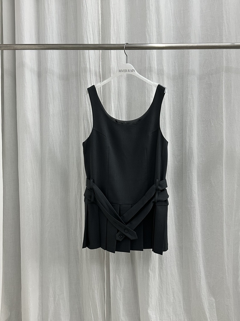 RIVER RAIN東大門㊣實拍女士新品25秋冬熱賣連衣裙不含內搭RIVER RAIN連衣裙圖色1黑色
