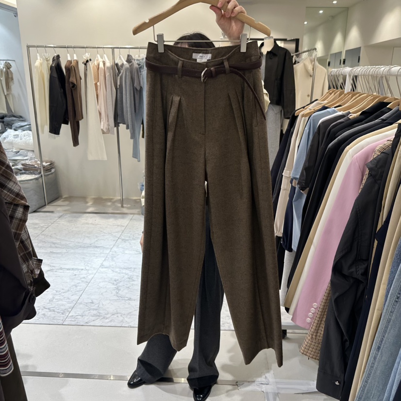 BLUEI-D東大門㊣直郵女裝新品真品時尚休閑休閑褲不含腰帶Blue i-d休閑褲圖色2