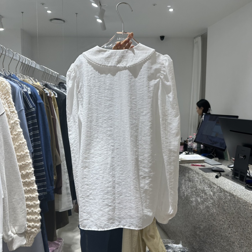 NEROLI 36韓國直郵㊣女士新品真品熱賣職業休閑襯衫蕾絲衫NEROLI 36襯衫/蕾絲衫