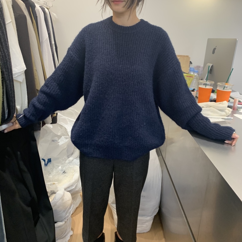 THERE東大門㊣代購女士新品推薦人氣時尚熱賣職業休閑25秋冬毛衣THERE毛衣圖色1