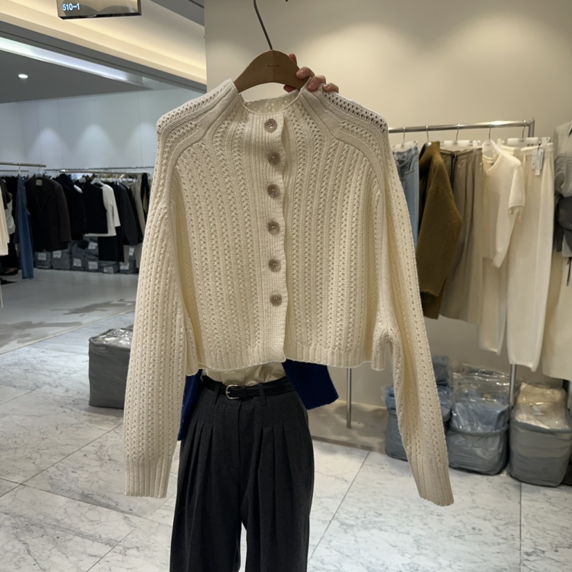 BLUEI-D東大門㊣直郵女裝新款25秋冬職業推薦熱賣真品毛衣Blue i-d毛衣