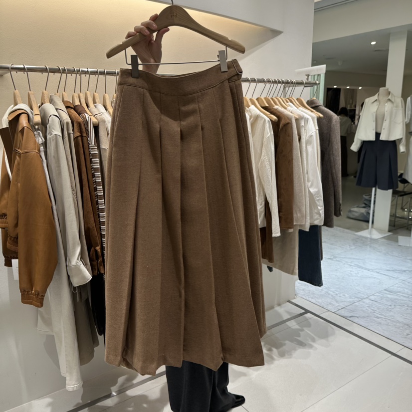 BLUEI-D東大門㊣代購女裝新品職業熱賣真品時尚休閑25秋冬長裙Blue i-d長裙圖色1