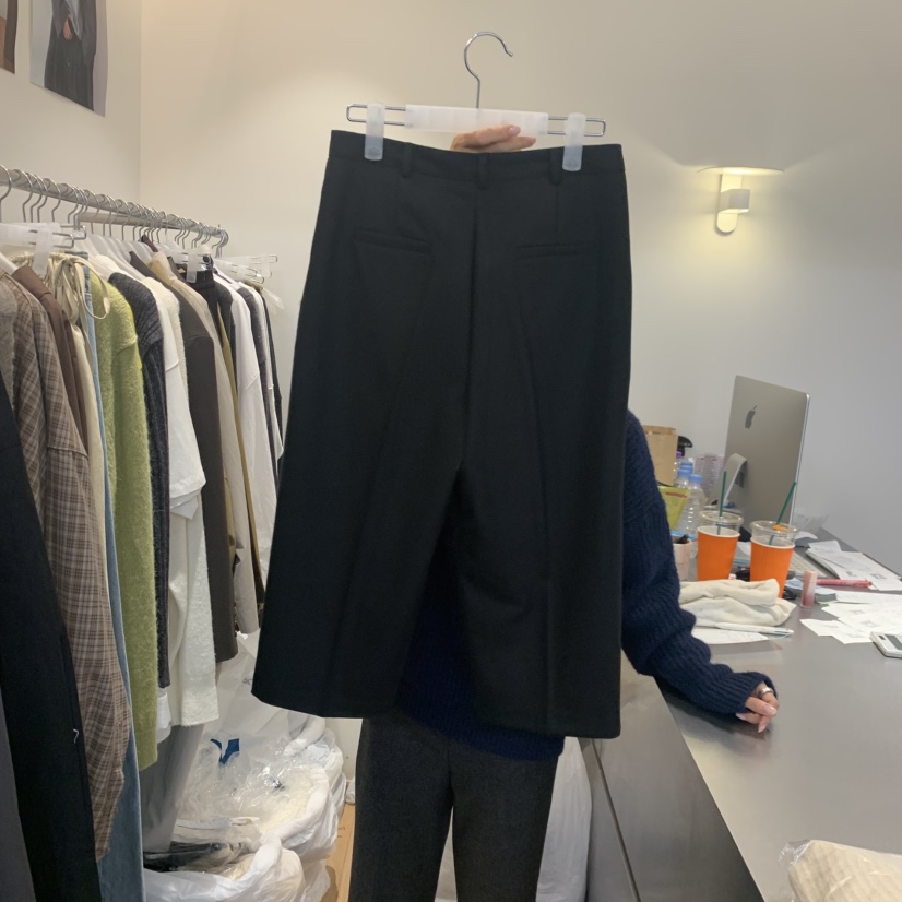 THERE東大門㊣實拍女士新款熱賣真品時尚人氣職業休閑短褲羊毛THERE短褲
