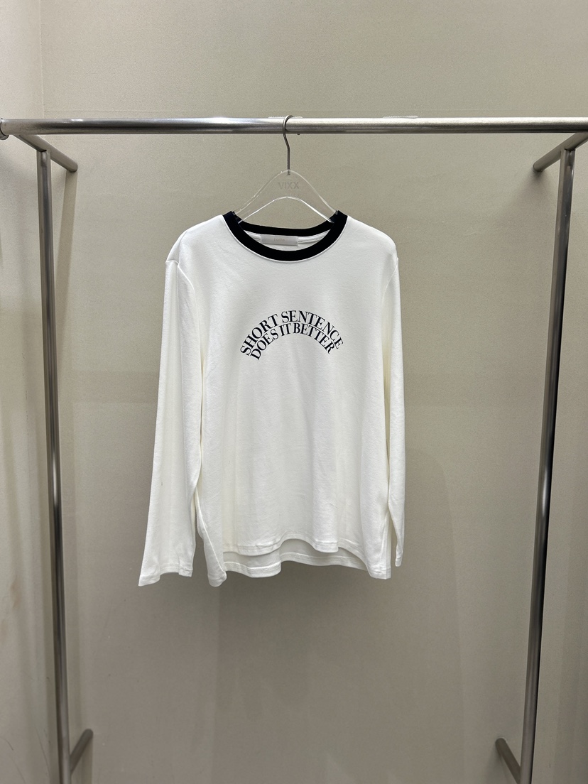 LATTE-P東大門㊣直郵女士新品真品25秋冬人氣職業熱賣長袖T恤LATTE-P長袖T恤圖色1