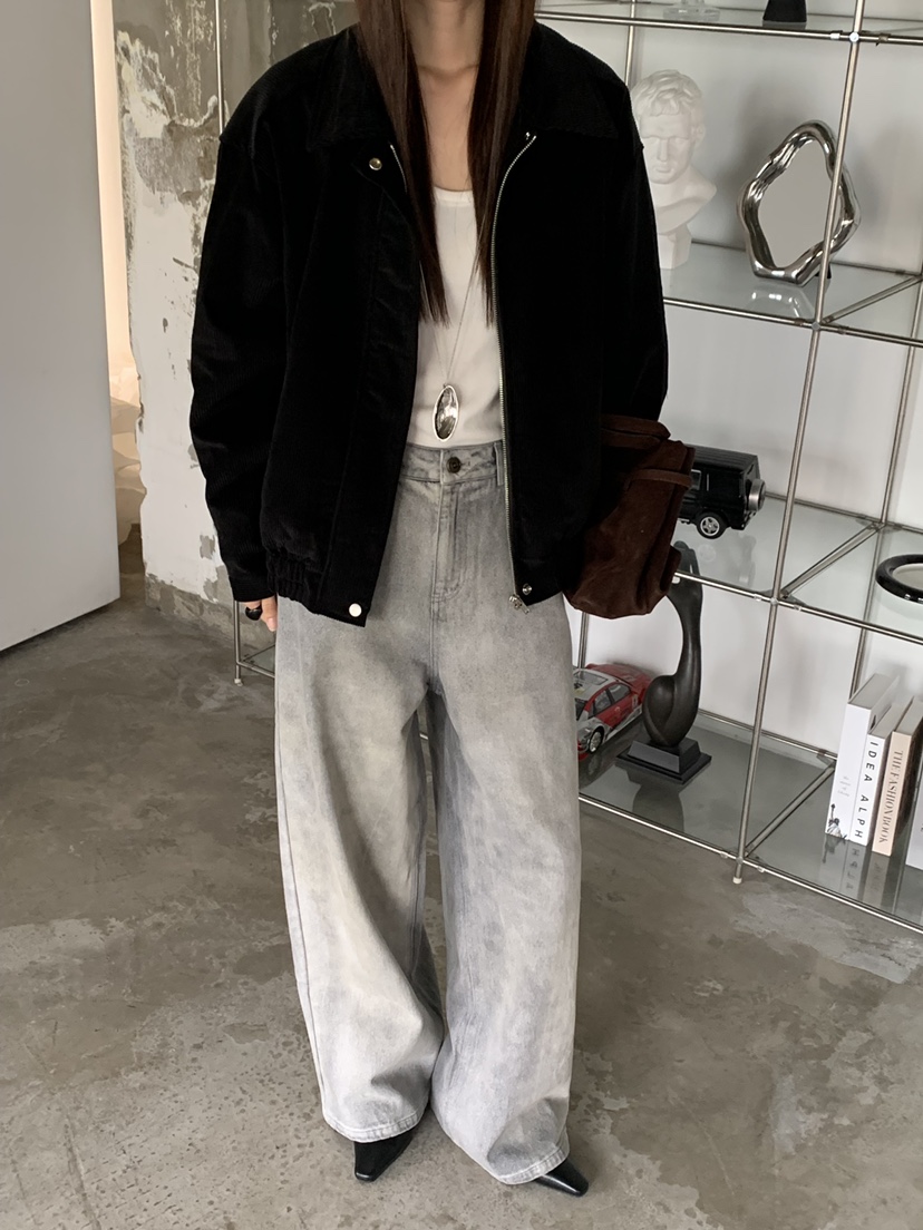 RIVER RAIN韓國代購㊣女裝新品熱賣時尚職業真品人氣25秋冬夾克RIVER RAIN夾克