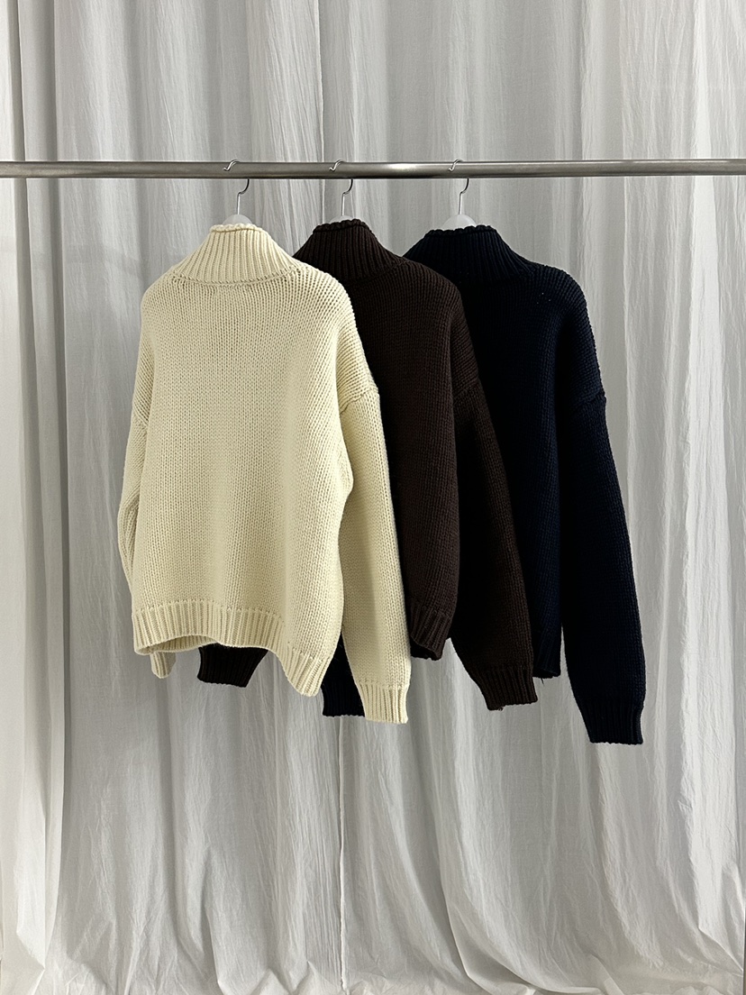 RIVER RAIN東大門㊣實拍女裝新品職業推薦休閑25秋冬針織衫高領RIVER RAIN針織衫