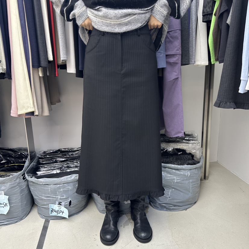 SPECIAL東大門㊣直郵女士新款時尚人氣真品25秋冬休閑職業長裙SPECIAL長裙圖色2黑色