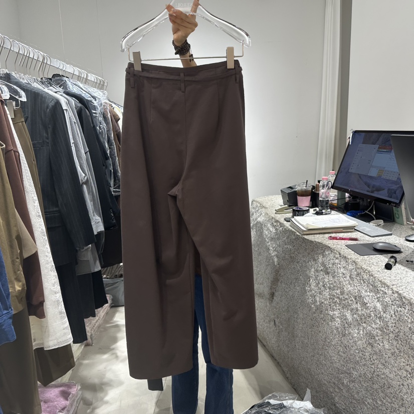 NEROLI 36韓國代購㊣女士新品推薦休閑熱賣人氣休閑褲含腰繩NEROLI 36休閑褲