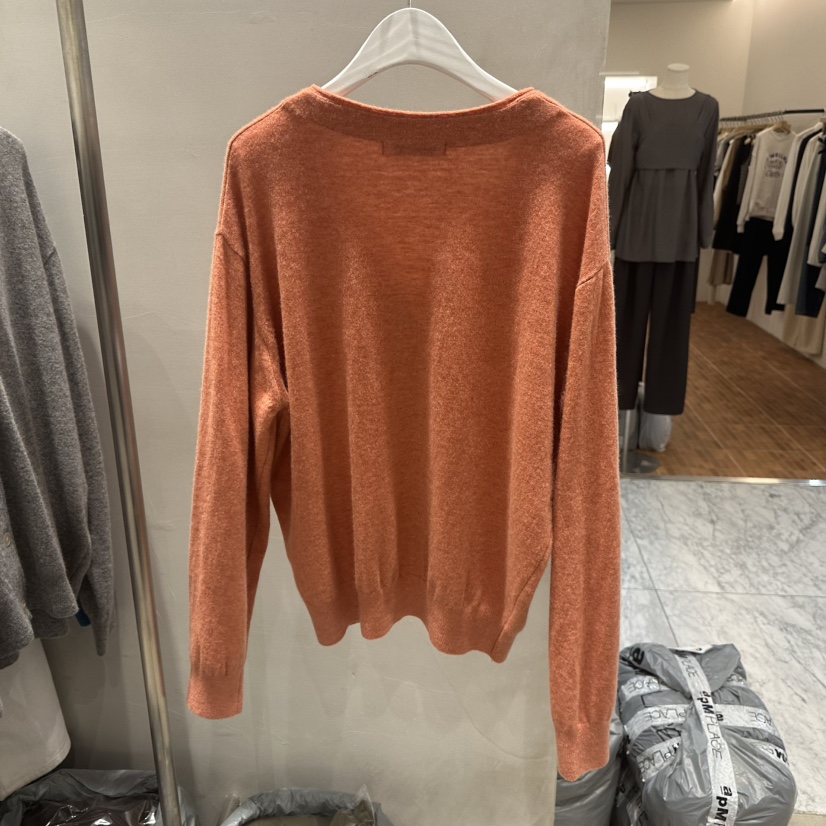 THE SECOND GROW東大門㊣代購女士新品人氣毛衣開襟衫寬松THE SECOND GROW毛衣