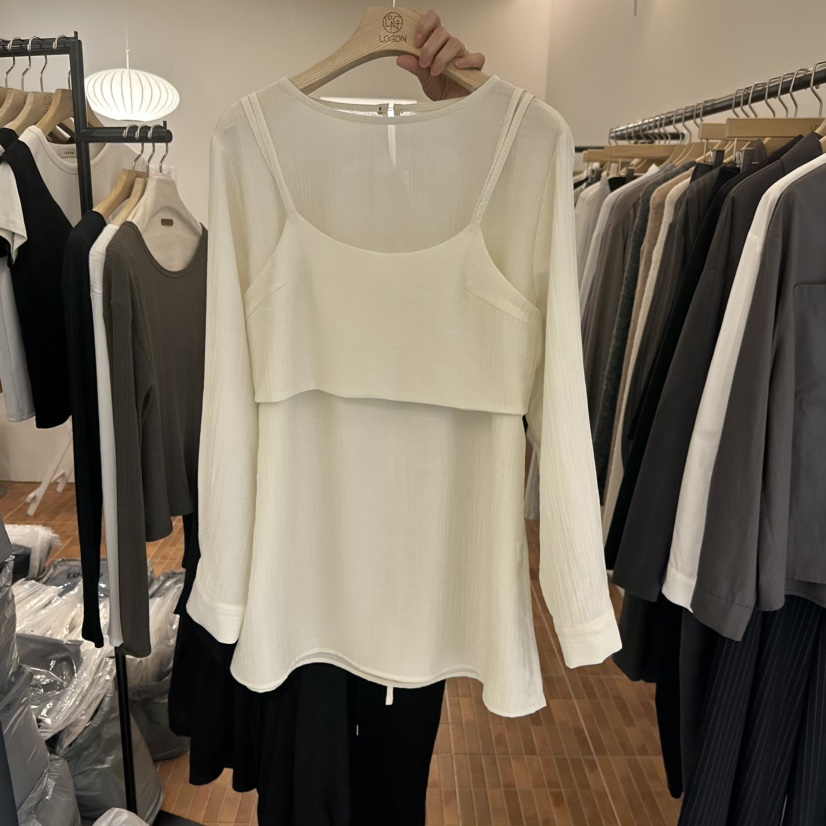 LOGON韓國直郵㊣女裝新品25秋冬時尚人氣推薦熱賣套裝兩件套LOGON套裝圖色1