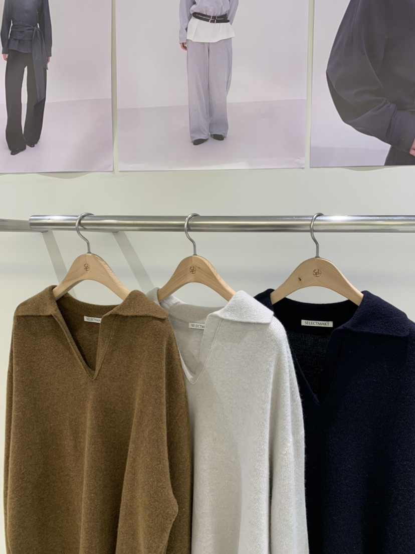 SELECT MARKET東大門㊣代購女士新款真品職業25秋冬針織衫SELECT MARKET針織衫