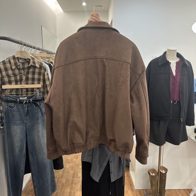 LOGON韓國直郵㊣女士新品人氣25秋冬時尚休閑熱賣真品職業夾克LOGON夾克