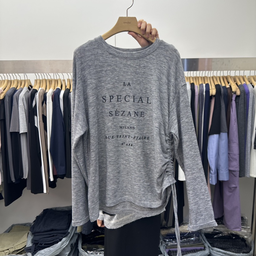 SPECIAL韓國代購㊣女裝新品真品推薦時尚25秋冬職業長袖T恤SPECIAL長袖T恤圖色3