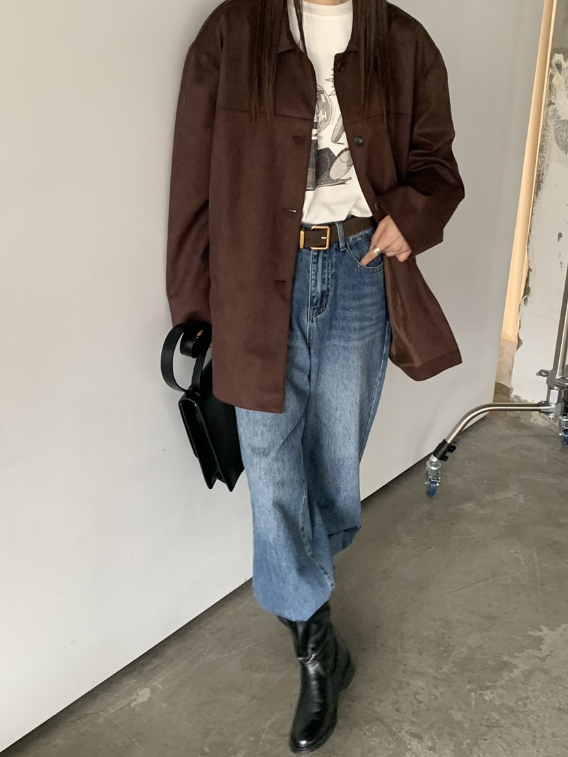 RIVER RAIN東大門㊣實拍女裝新款時尚人氣25秋冬熱賣真品夾克RIVER RAIN夾克
