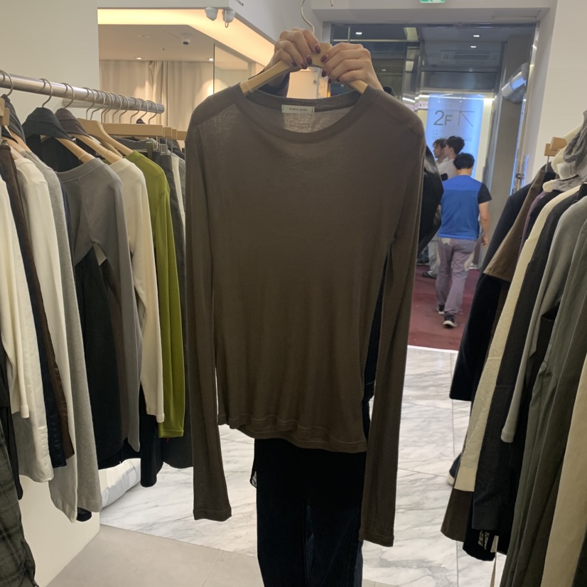 PORTS MOSS東大門㊣實拍女士新品職業時尚25秋冬推薦長袖T恤PORTS MOSS長袖T恤圖色3