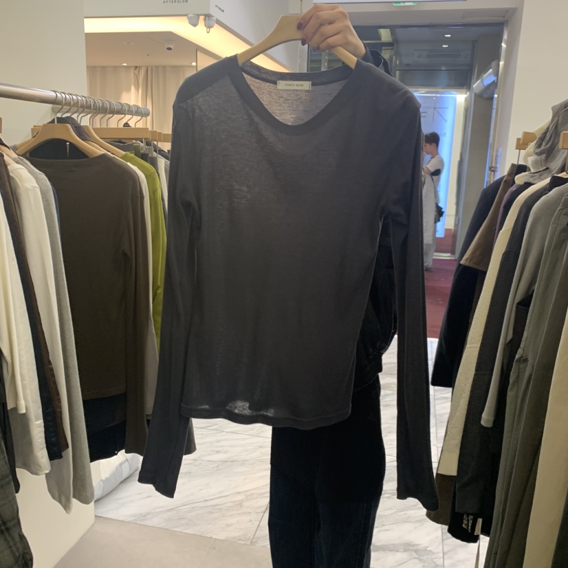 PORTS MOSS東大門㊣實拍女士新品職業時尚25秋冬推薦長袖T恤PORTS MOSS長袖T恤圖色4