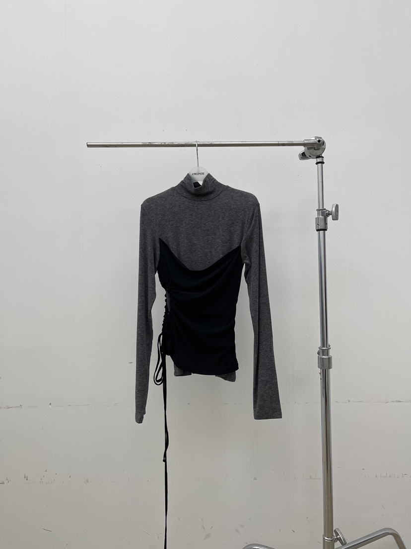 ATMOSPHERE東大門㊣實拍女裝新品25秋冬推薦真品職業長袖T恤ATMOSPHERE/BLING長袖T恤圖色4墨