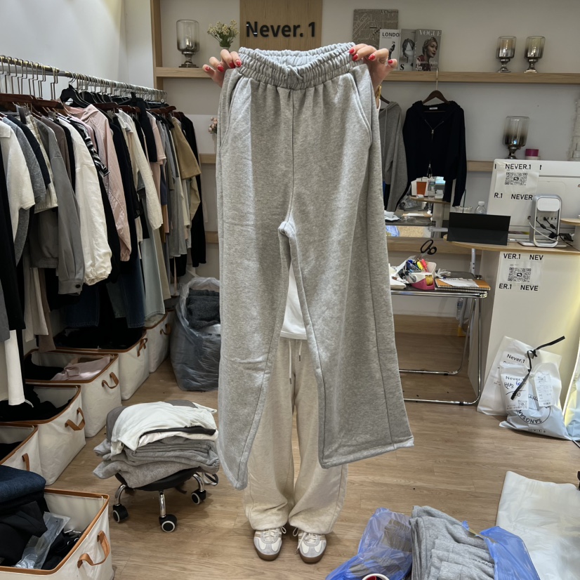 NEVER.1東大門㊣直郵女士新款時尚職業人氣熱賣休閑褲綁帶NEVER.1休閑褲圖色1