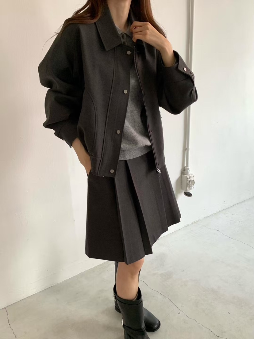 ANOU東大門㊣代購女裝新品熱賣職業休閑人氣真品推薦25秋冬夾克ANOU夾克