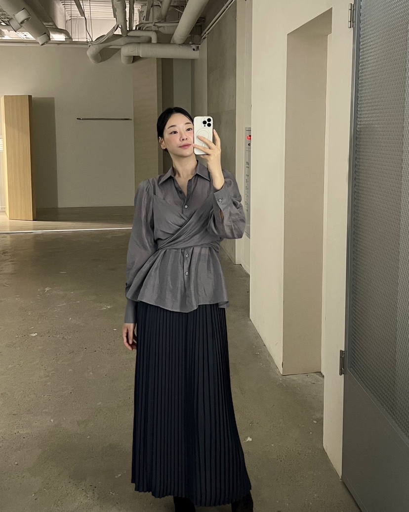 VERNI東大門㊣實拍女裝新款25秋冬人氣真品熱賣職業襯衫蕾絲衫VERNI襯衫/蕾絲衫