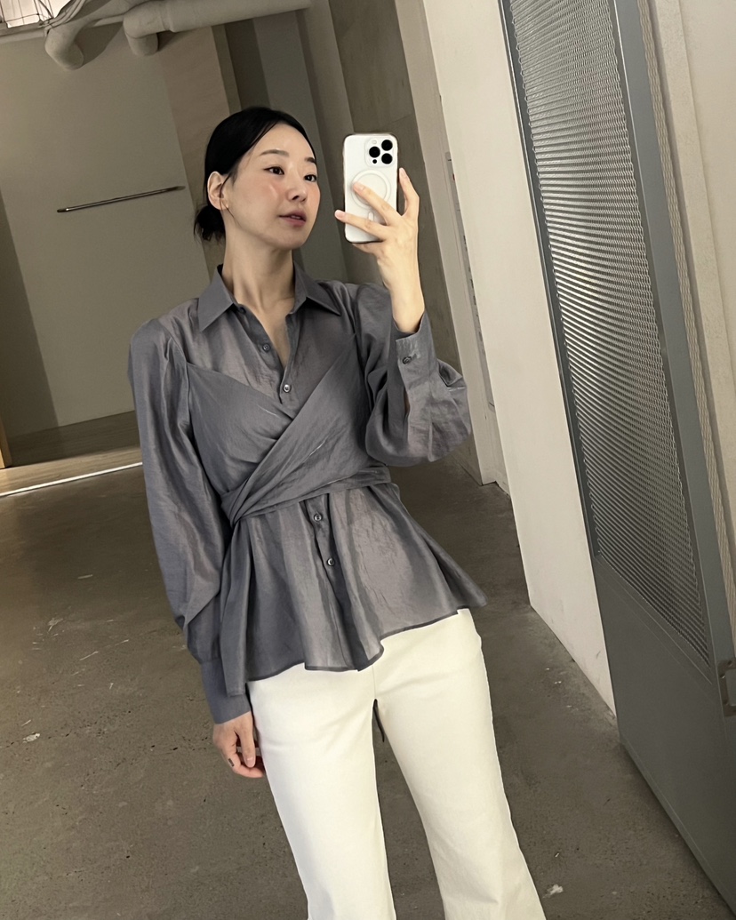 VERNI東大門㊣實拍女裝新款25秋冬人氣真品熱賣職業襯衫蕾絲衫VERNI襯衫/蕾絲衫