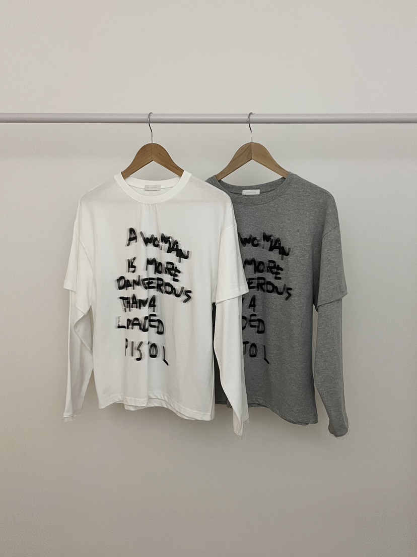 RE:OPENING韓國代購㊣女士新品熱賣真品時尚25秋冬職業長袖T恤RE:OPENING長袖T恤