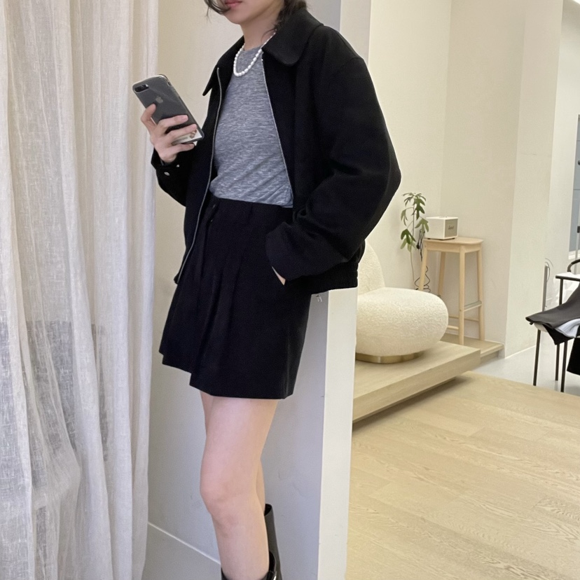 ALLVIBE東大門㊣實拍女裝新品推薦25秋冬時尚真品夾克絨面革ALLVIBE夾克