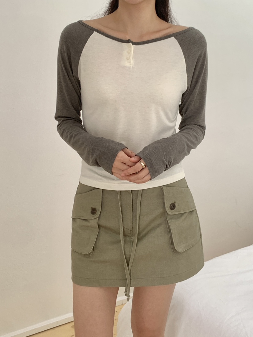 RE:OPENING東大門㊣直郵女裝新款職業熱賣真品25秋冬長袖T恤RE:OPENING長袖T恤