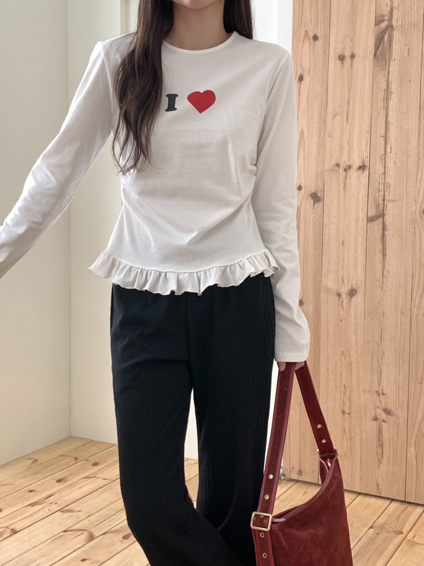 RE:OPENING東大門㊣實拍女裝新款時尚休閑推薦職業熱賣長袖T恤RE:OPENING長袖T恤