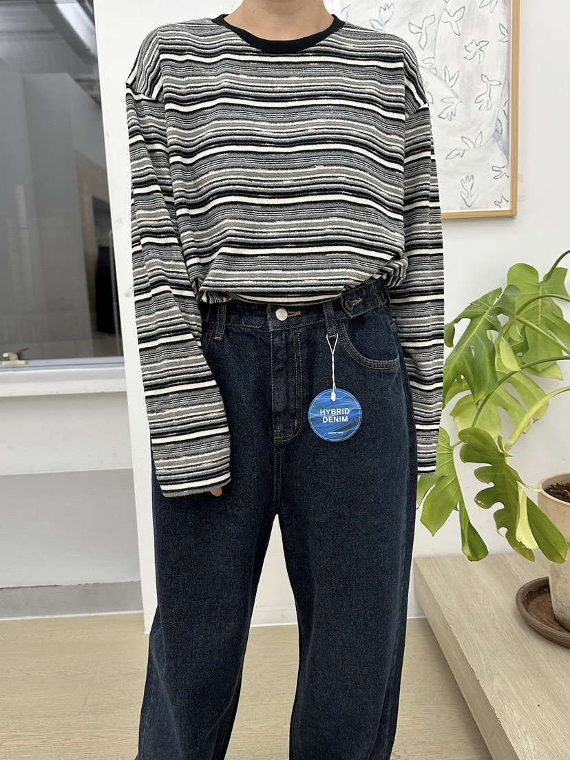 BUT韓國代購㊣女裝新品真品休閑25秋冬熱賣人氣職業推薦牛仔褲button牛仔褲