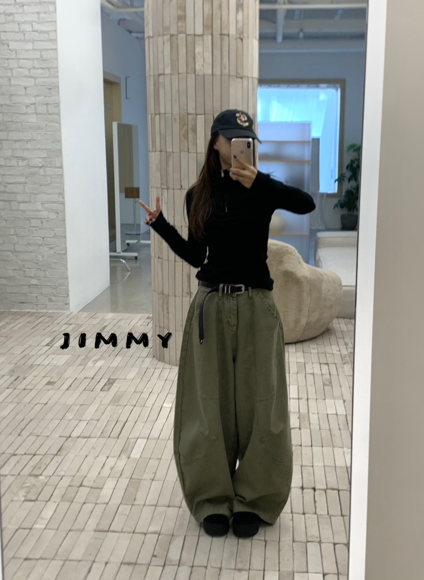JIMMY東大門㊣代購女裝新品真品推薦職業25秋冬衛衣拉鏈連帽JIMMY/REMAKE衛衣