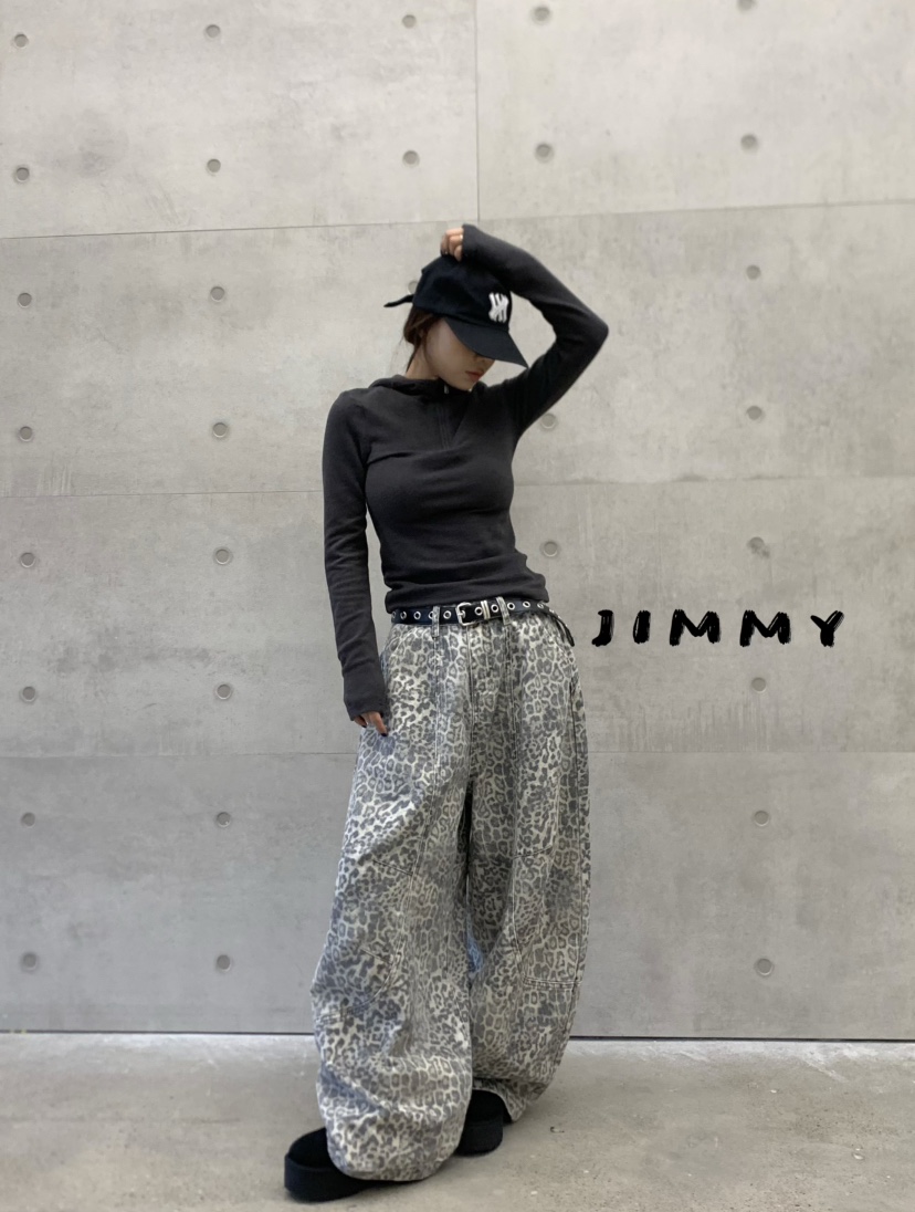 JIMMY東大門㊣代購女裝新品真品推薦職業25秋冬衛衣拉鏈連帽JIMMY/REMAKE衛衣