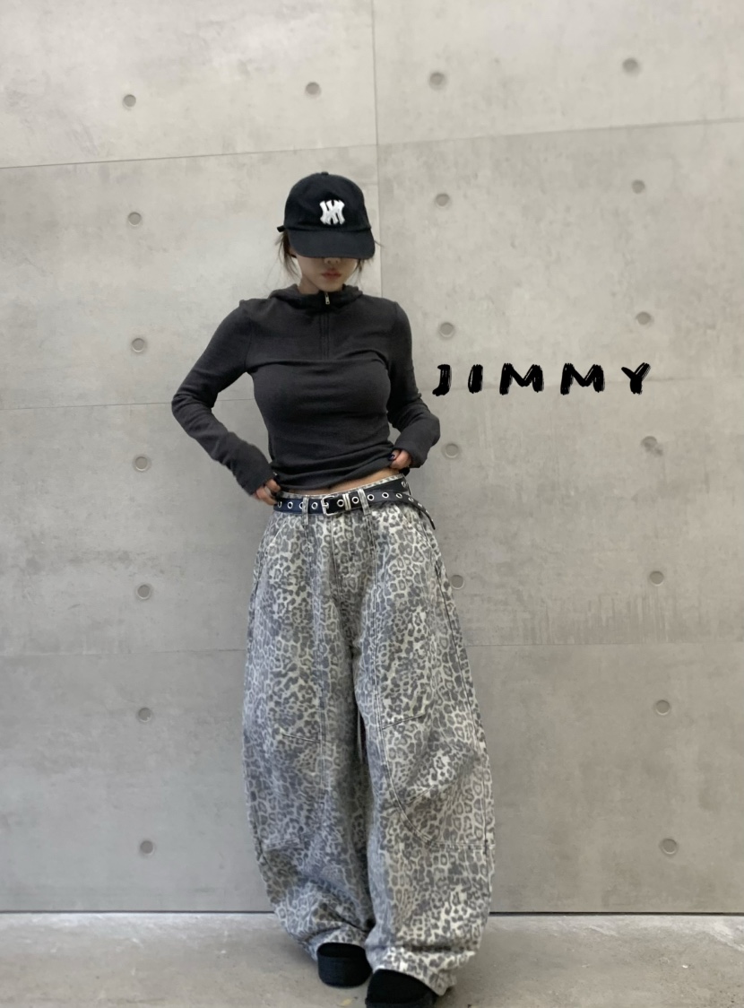 JIMMY東大門㊣代購女裝新品真品推薦職業25秋冬衛衣拉鏈連帽JIMMY/REMAKE衛衣