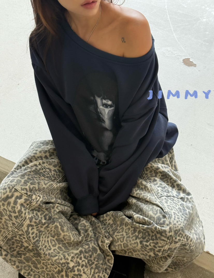 JIMMY東大門㊣實拍女裝新品推薦時尚休閑熱賣25秋冬職業衛衣JIMMY/REMAKE衛衣