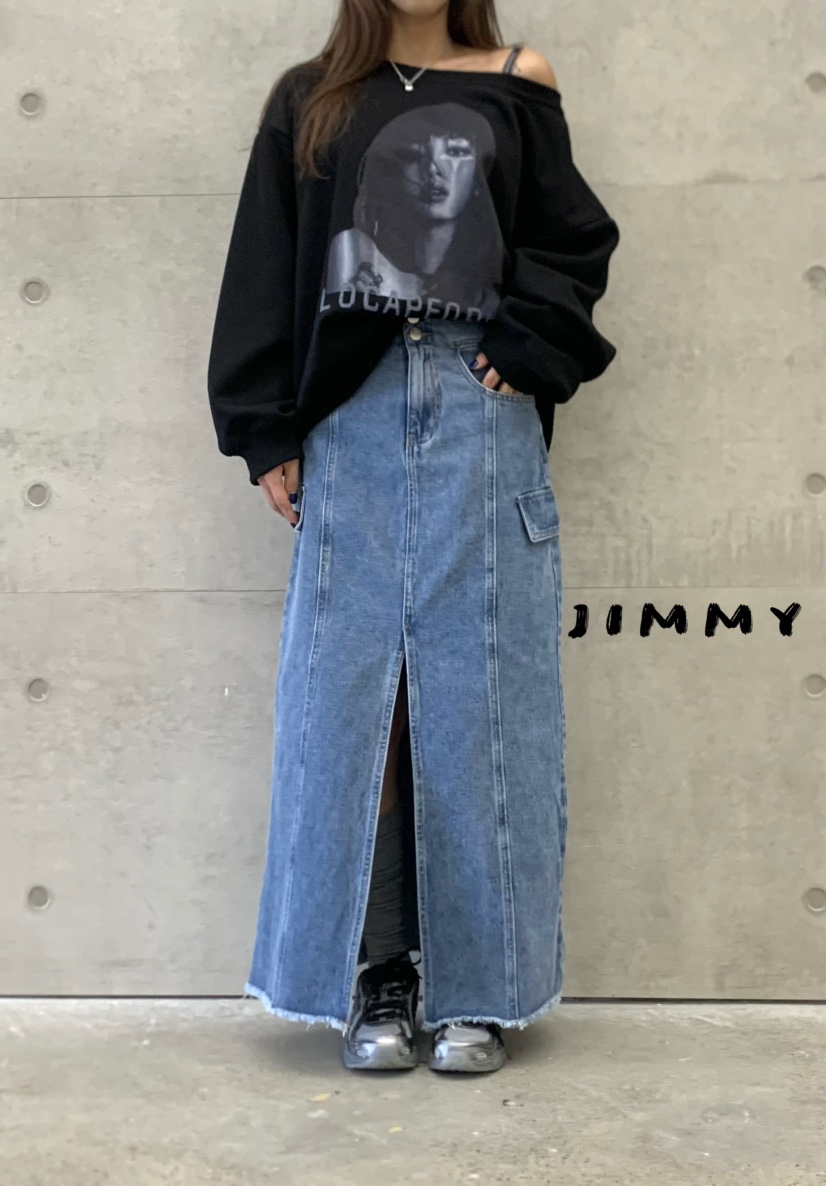 JIMMY東大門㊣實拍女裝新品推薦時尚休閑熱賣25秋冬職業衛衣JIMMY/REMAKE衛衣
