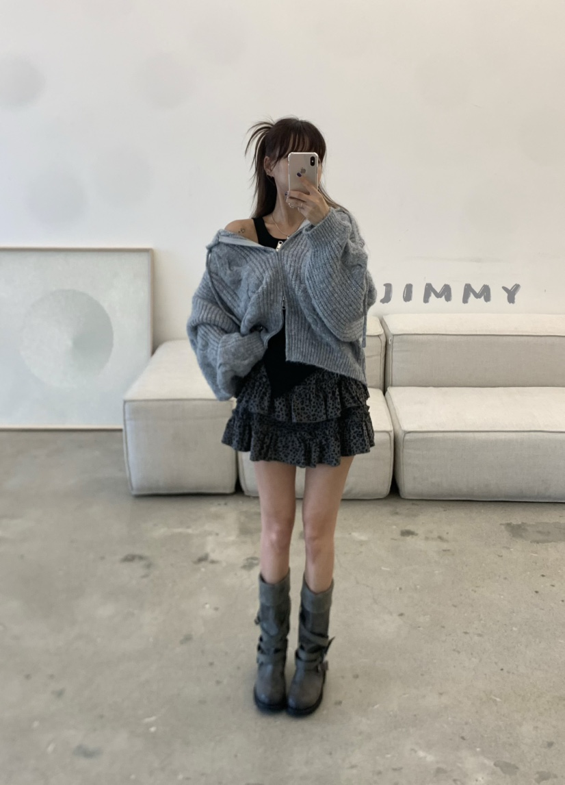 JIMMY東大門㊣實拍女士新品職業人氣推薦真品毛衣連帽針織衫JIMMY/REMAKE毛衣