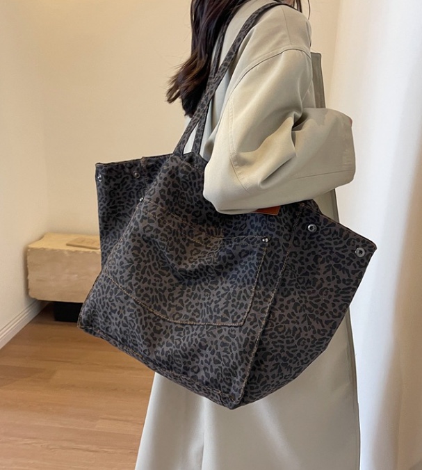 POSH BLUE韓國代購㊣女裝新品時尚真品單肩斜跨包皮革豹紋POSH BLUE單肩/斜跨包