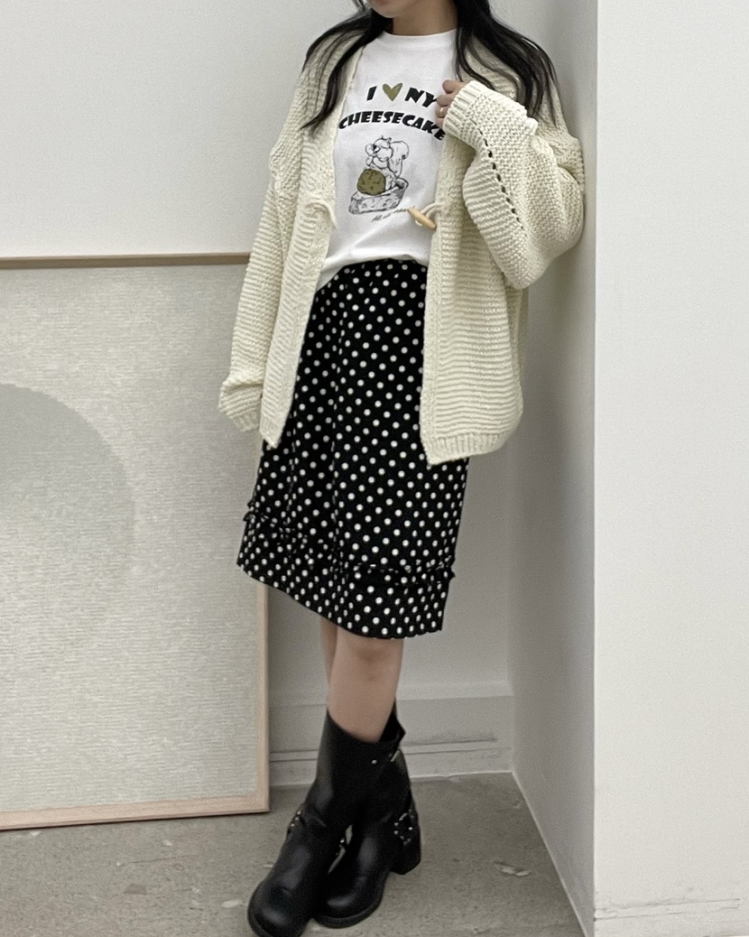 ALLVIBE韓國代購㊣女裝新品真品推薦25秋冬休閑時尚人氣針織衫ALLVIBE針織衫