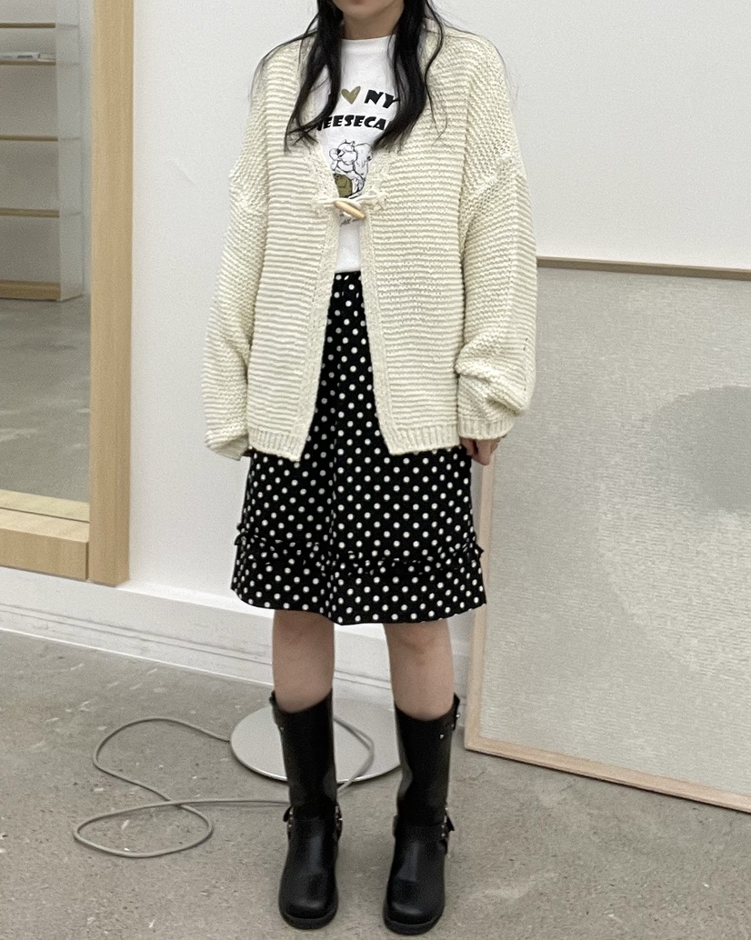 ALLVIBE韓國代購㊣女裝新品真品推薦25秋冬休閑時尚人氣針織衫ALLVIBE針織衫