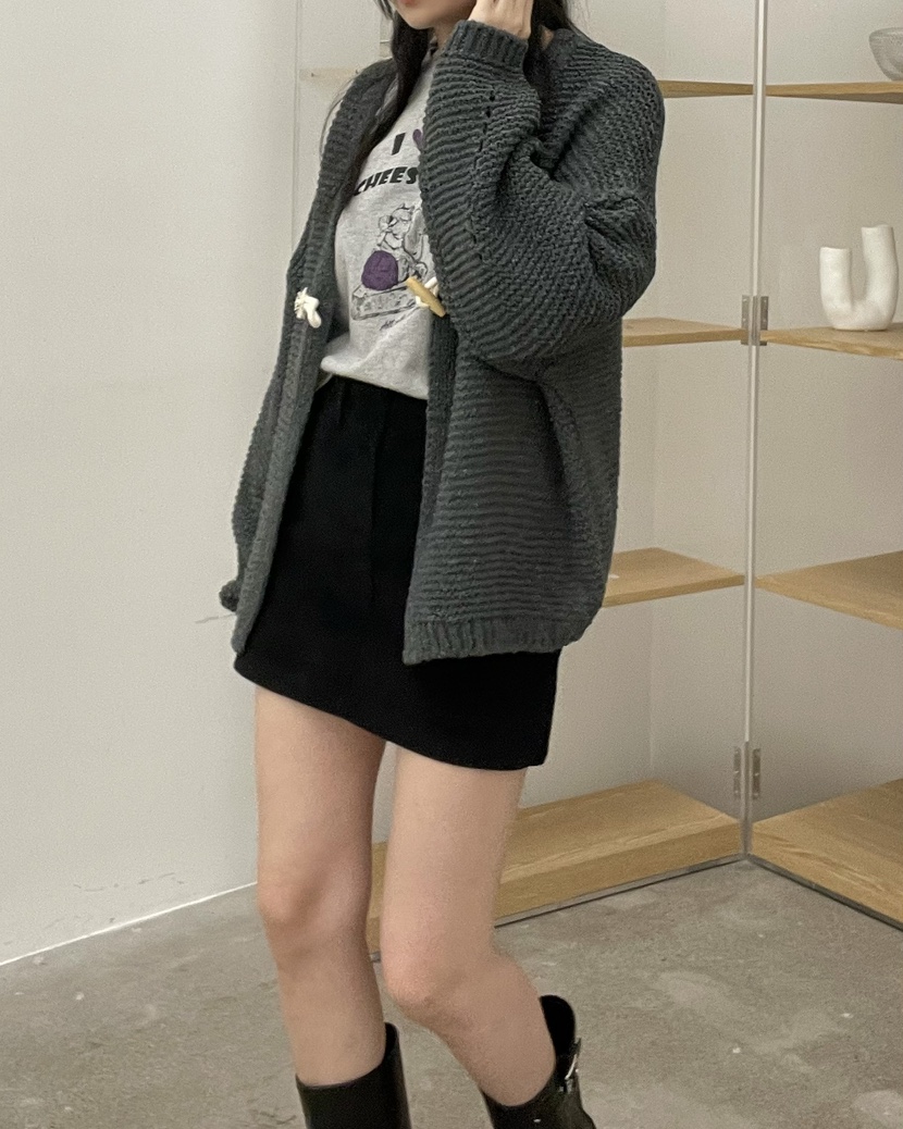 ALLVIBE韓國代購㊣女裝新品真品推薦25秋冬休閑時尚人氣針織衫ALLVIBE針織衫